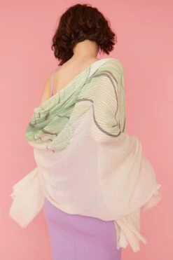 JAYLEY Blue Luxury Cashmere Silk Blend Wrap -Long Maxi Dress Sales Store jayley blue luxury cashmere silk blend wrap p11790 82314 image