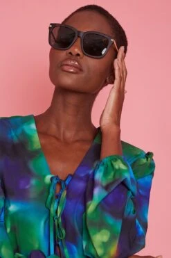 JAYLEY Cleo Silk Blend Oversized Maxi Shift Dress -Long Maxi Dress Sales Store jayley cleo silk blend oversized maxi shift dress p13653 92577 image