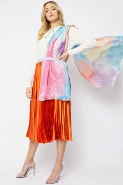 JAYLEY Multi Luxury Cashmere Silk Blend Wrap