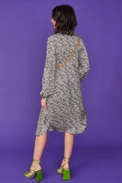 JAYLEY Oversized Silk Shirt Dress In Zebra Print -Long Maxi Dress Sales Store jayley oversized silk shirt dress in zebra print p11758 82054 image