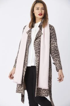 JAYLEY Pink Cashmere Blend Wrap