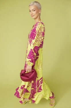 JAYLEY Rayon Blend Sienna Floral Maxi Dress -Long Maxi Dress Sales Store jayley rayon blend sienna floral maxi dress p12826 86873 image