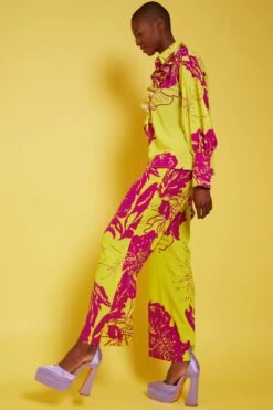 JAYLEY Rayon Blend Sienna Trousers