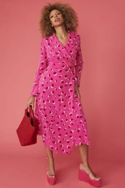 JAYLEY Silk Blend Sorrento Wrap Maxi Dress -Long Maxi Dress Sales Store jayley silk blend sorrento wrap maxi dress p13659 92613 image