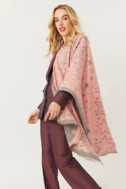 JAYLEY Star Design Cashmere Blend Scarf -Long Maxi Dress Sales Store jayley star design cashmere blend scarf p11211 78349 image